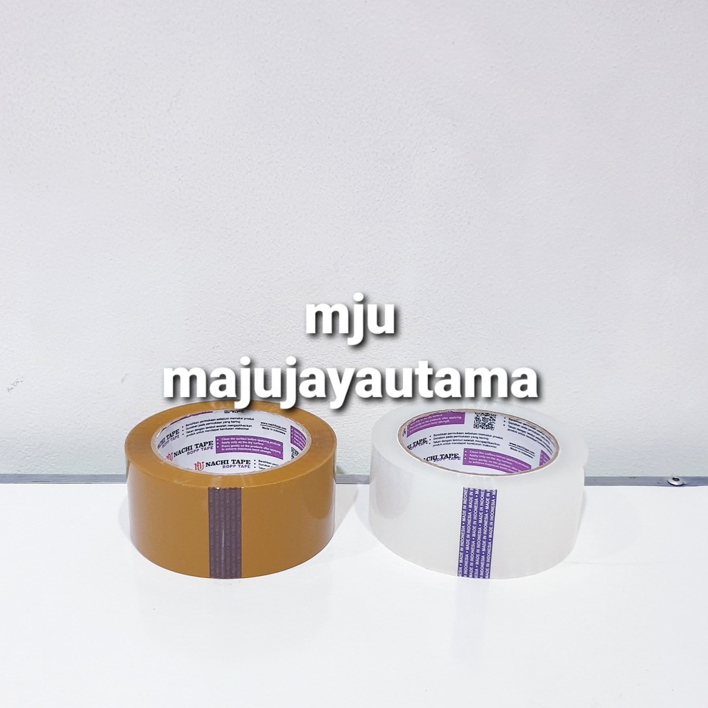 

Lakban nachi bening coklat 2 inch 45 mm
