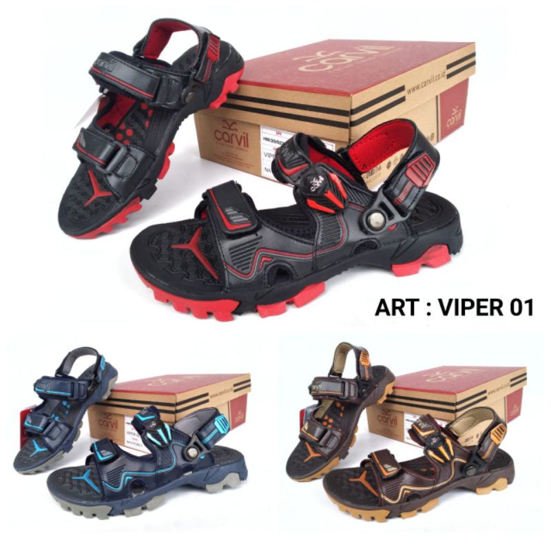 sandal gunung anak merk carvil art viper 01 sandal gunung original