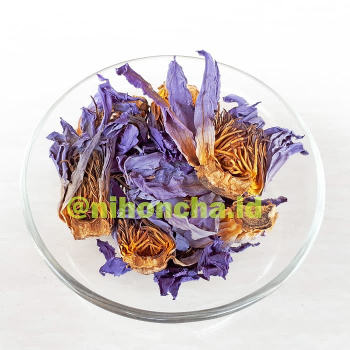 

Dried Blue Lotus Flower Bunga Lotus Biru Kering For Smoke and Tea - tth1209