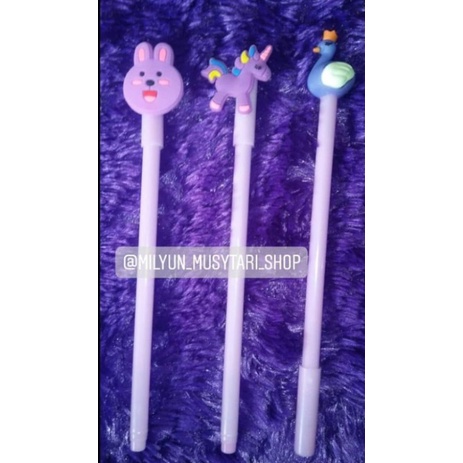 

pulpen karakter/pulpen kipas bt21/pulpen flower/pulpen bunga/pulpen lucu