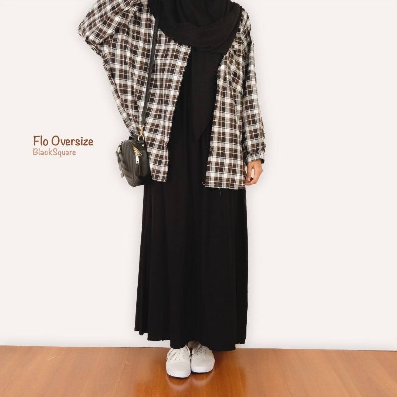 FLO KEMEJA OVERSIZE-KEMEJA TARTAN OVERSIZE- KEMEJA KOTAK KOTAK OVERSIZE - KEMEJA KATUN OVERSIZE - KE