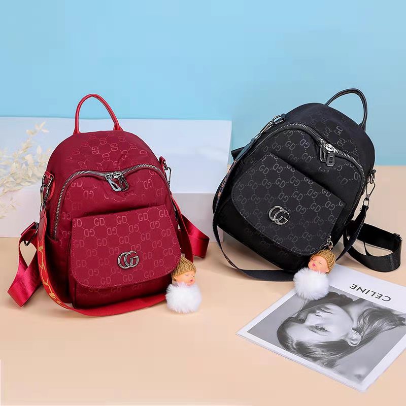 BJ43092 - BLACK/GREEN/GRAY/RED/KHAKI/DAARKBLUE - TAS RANSEL BACKPACK PUNGGUNG TAS SEKOLAH NYLON FREE ACC GANTUNGAN LUCU TAS FASHION WANITA TERLARIS TERMURAH TERBARU BAGSTORE JAKARTA JT7156 GT1778 BQ3092 ZCJ2030 ELJ6095 CR7554 LT1911