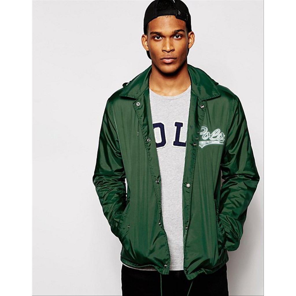 ralph lauren nylon coach jacket