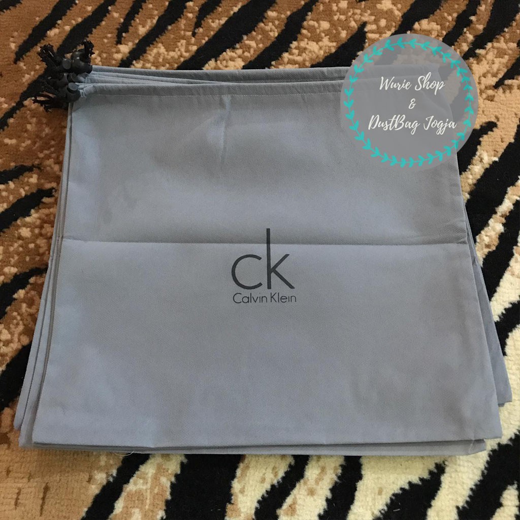 CALVIN KLEIN CK DustBag Pengganti Sarung Tas Pelindung Debu Serut Dust Bag DB Branded