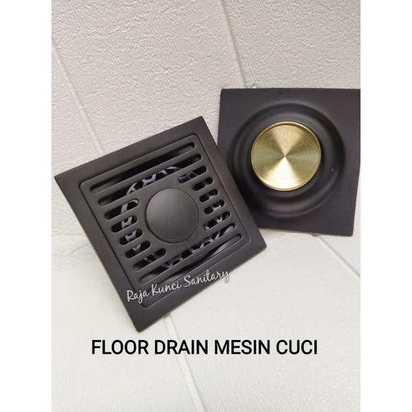 Smart Floor Drain Mesin Cuci Hitam Black/Saringan Got Kamar Mandi Mesin Cuci Stainless Stell