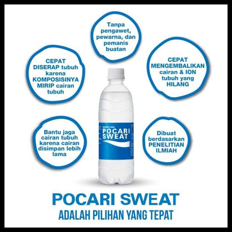 

Pocari Sweat Minuman Serbuk Bubuk Isotonik 1 box isi 5 sachet 13gr Supply Drink Powder Elektrolit Water