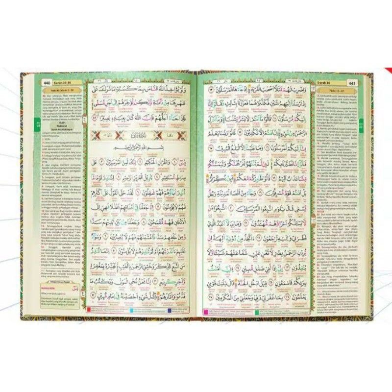 Al Qur'an  Al Qosbah AL QURANULKARIM Super Mudah DUO LATIN A4 dan A5 AL MADRASAH TERLARIS