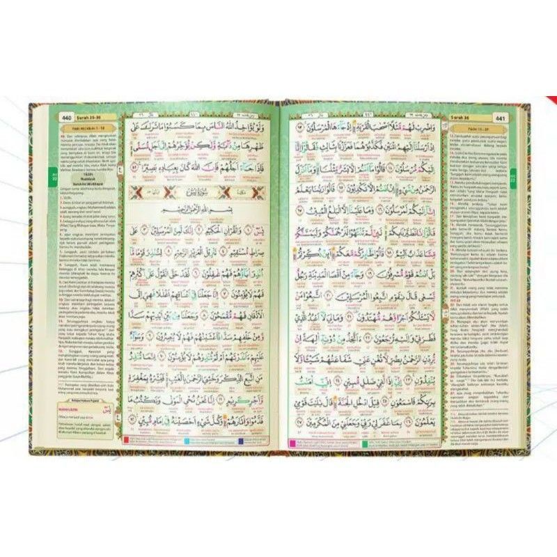 Al Qur'an  Al Qosbah AL QURANULKARIM Super Mudah DUO LATIN A4 dan A5 AL MADRASAH TERLARIS