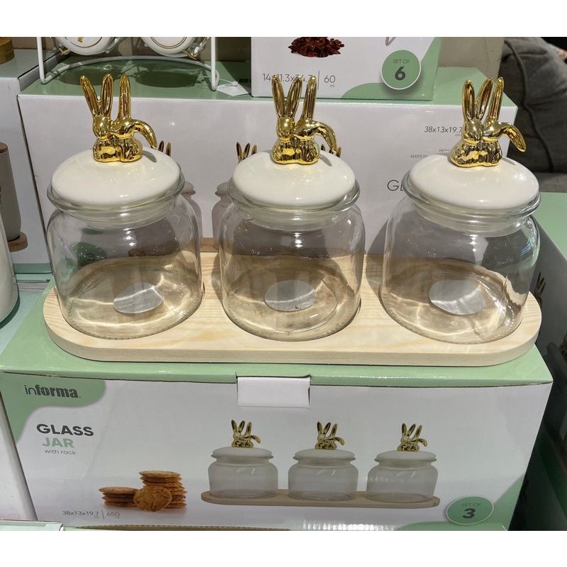 TOPLES RABBIT GOLD SET ISI 3pcs INFORMA