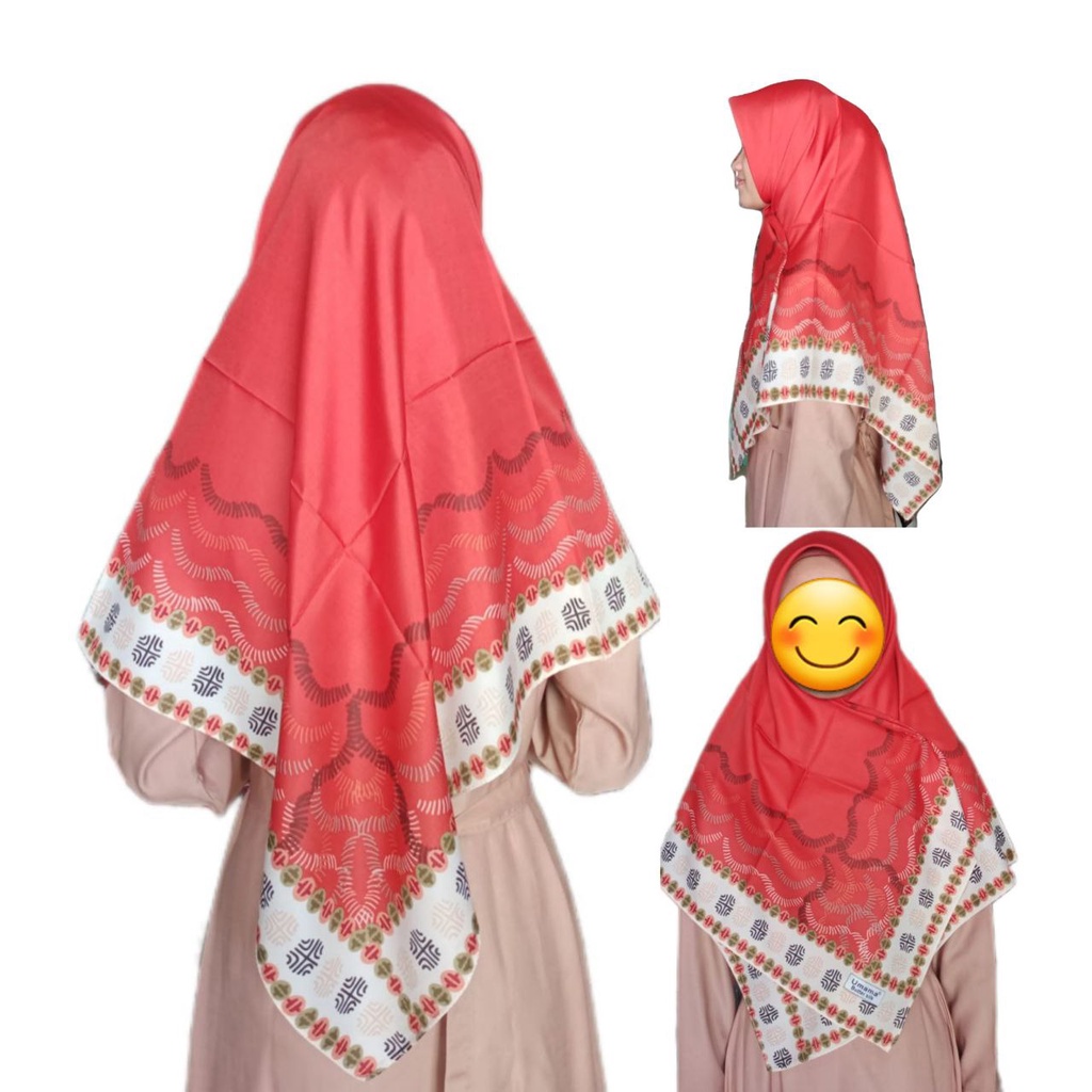 Kekesumut hijab segiempat umama scarf jilbab segi empat motif J