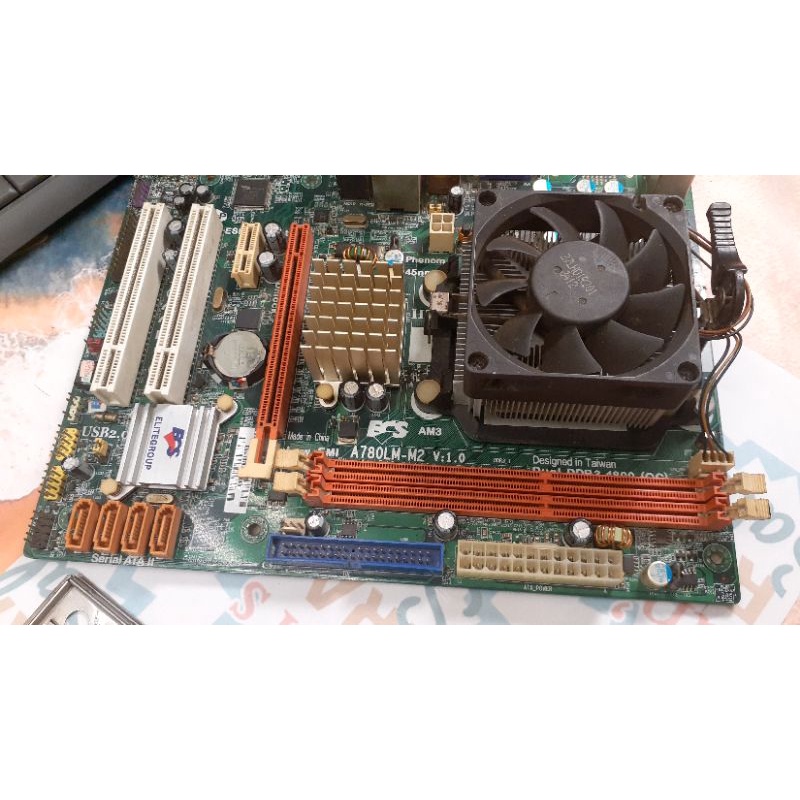 PAKET MOTHERBOARD AMD ATHLON II X2 + MOBO ECS A780LM-M2 SOCKET AM3