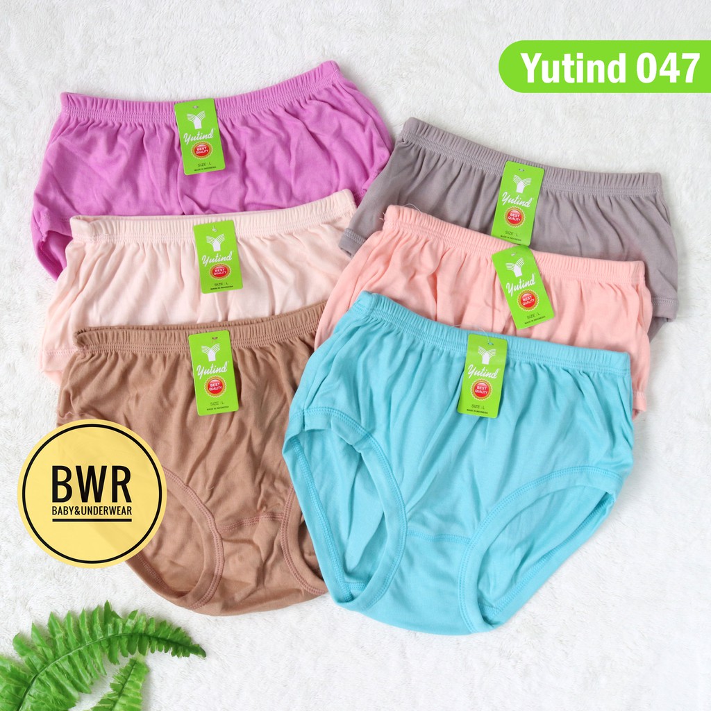 CD Yutind 047 Warna | Celana Dalam Wanita Dewasa Kerut - Bwr VI HA8/LA8