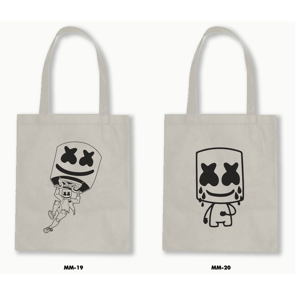 TOTE BAG BLACU - MARSHMELLO 01