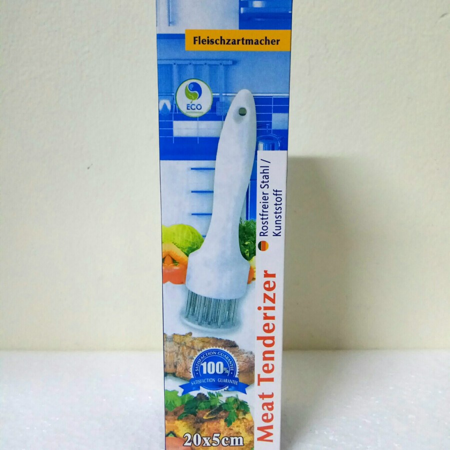 Meat Tenderizer Stainless Steel Handle Plastik
