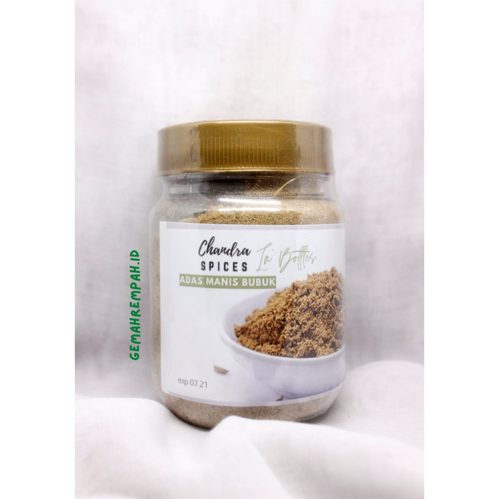 

Adas manis bubuk / Aniseed powder (botol) 100gr