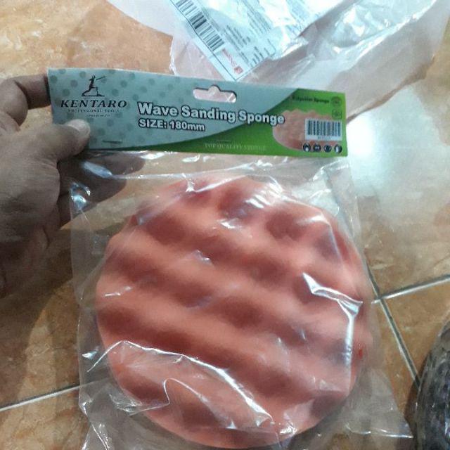 Wave Sanding Sponge 7 Spon Busa Gelombang Sepon Poles Bengelombang