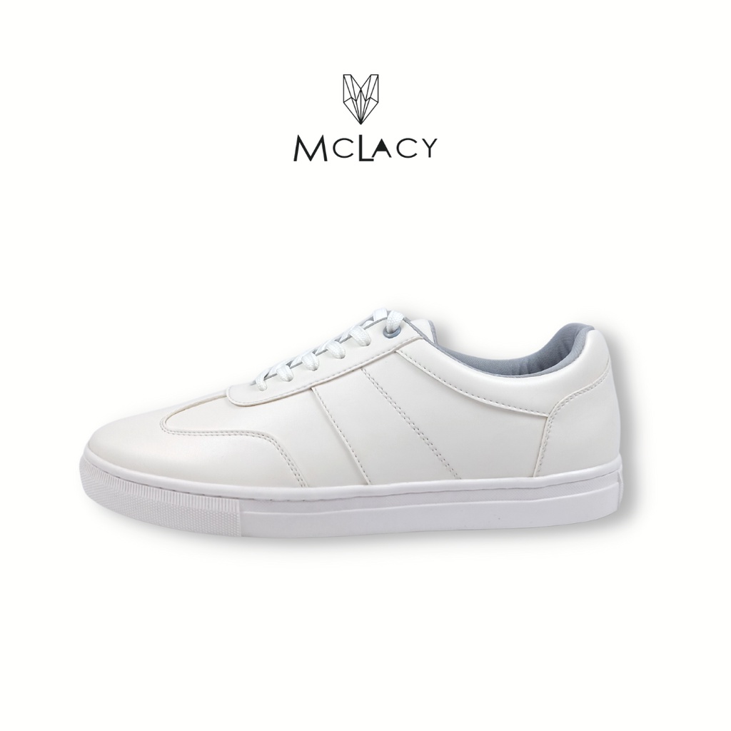 MCLACY - Sepatu Local Sneakers - Eagle White/Black