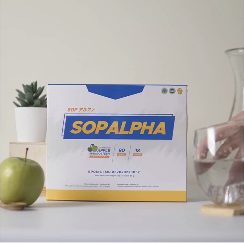 Sopalpha Bioboost SOP ALPHA 100% ORIGINAL Salmon Ovary Peptide SOP SUBARASHI BPOM 1 box 18 Sachet