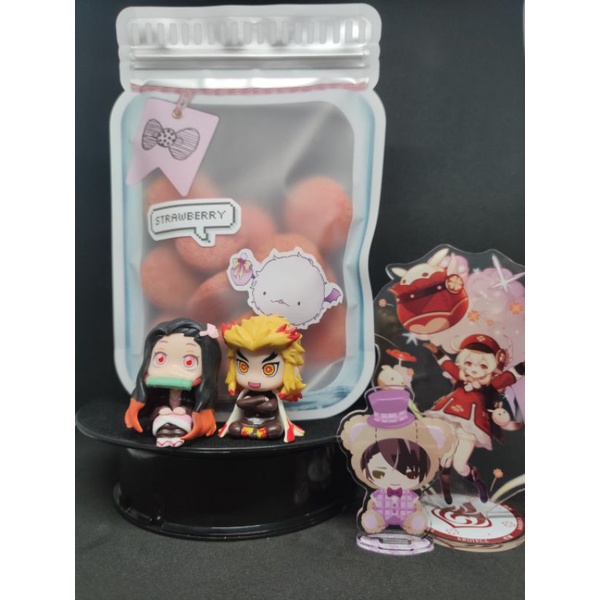 

Nezoku, Rengoku and Klee Strawberry Cookies✨Anime Cookies