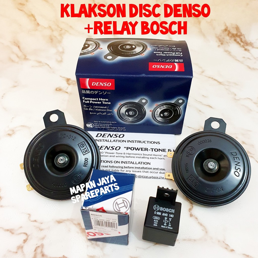 KLAKSON DISC DENSO SUARA AVANZA INNOVA BONUS RELAY BOSCH