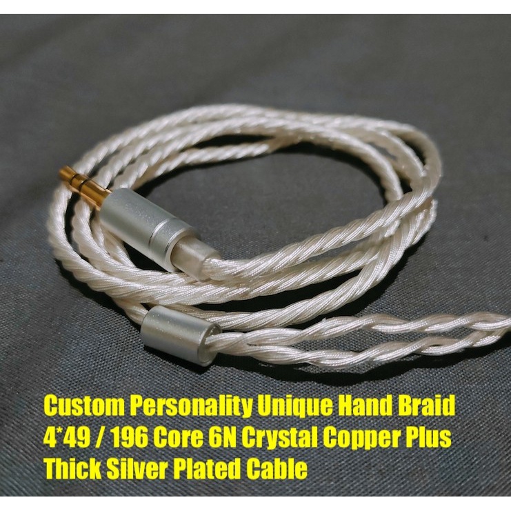 Earbud High End Earphone Custom Limited Hand Braid High Class 6N Cable