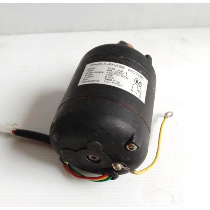 Dinamo Motor Ac 220V 40W 1450Rpm Single Phase