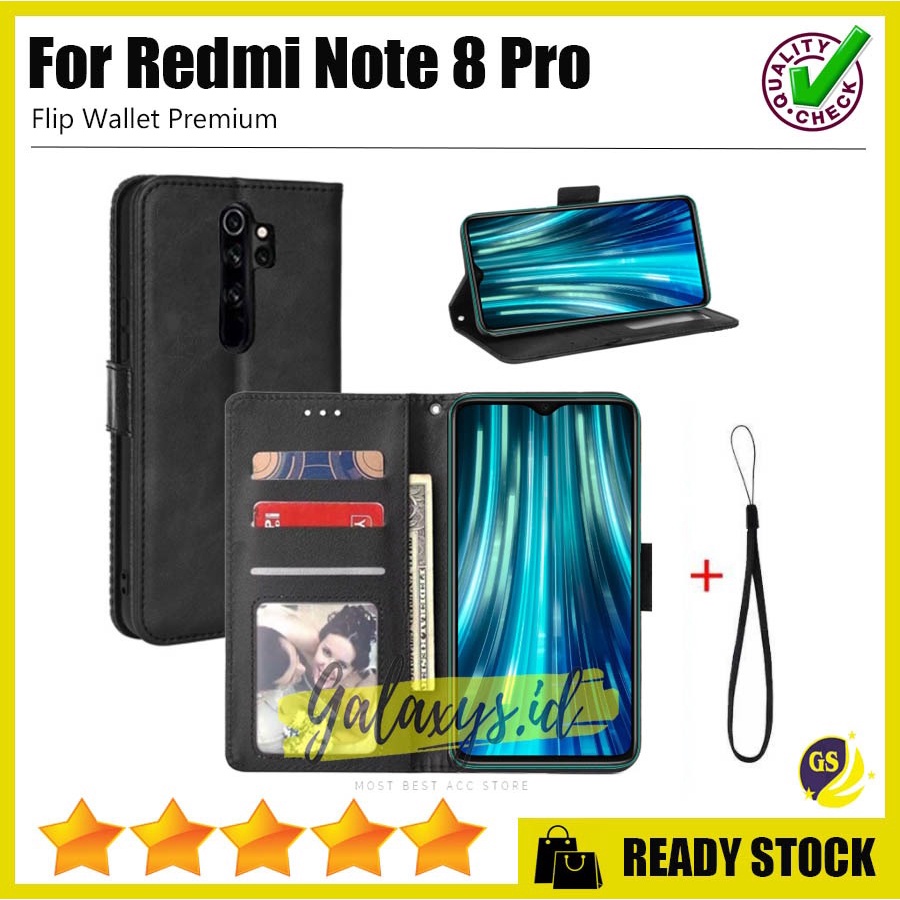 Flip Case Xiaomi REDMI 10 2021 Redmi Note 10 10s 9 9T 8 8A 7 Pro Note 5 Pro 4 4X Flip Wallet Cover Leather Kulit