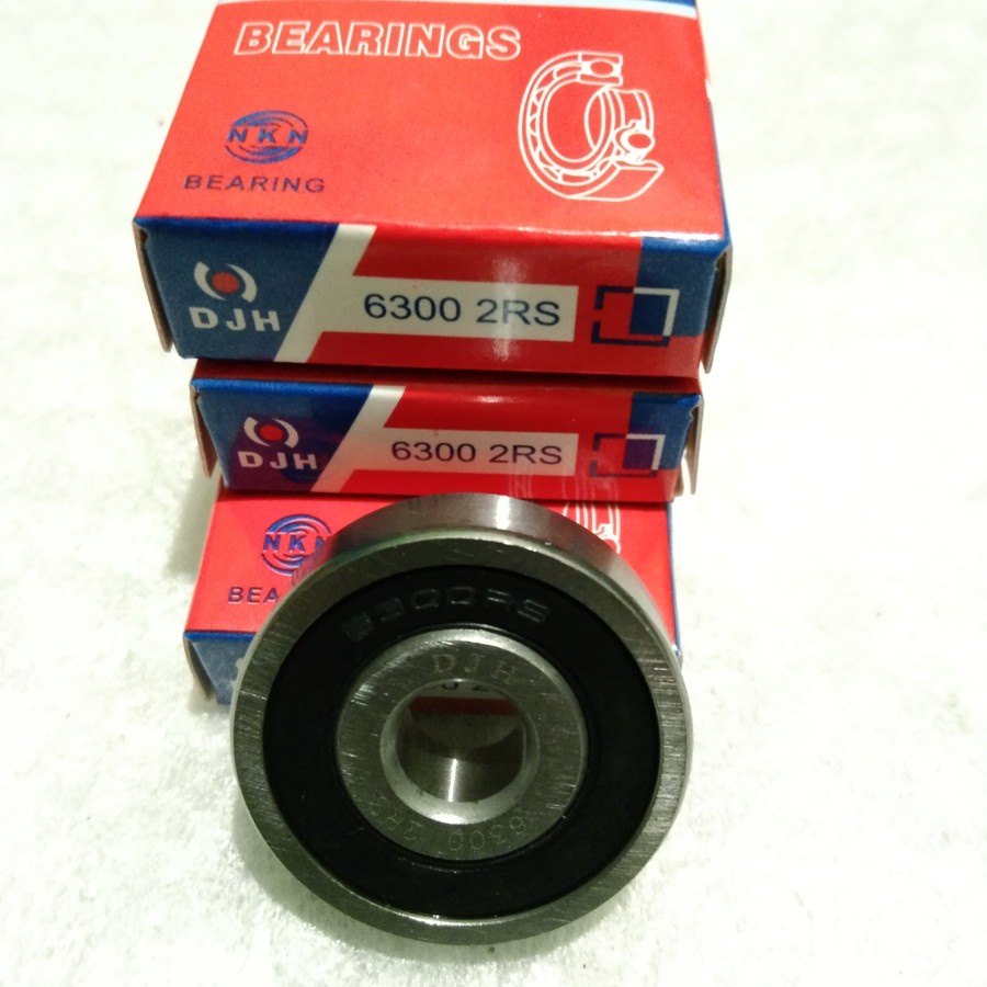 Bearing 6300 2rs DJH tutup karet