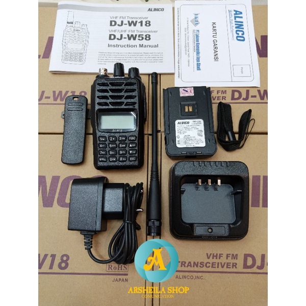 Ht alinco dj w18 original promo garansi 1 tahun