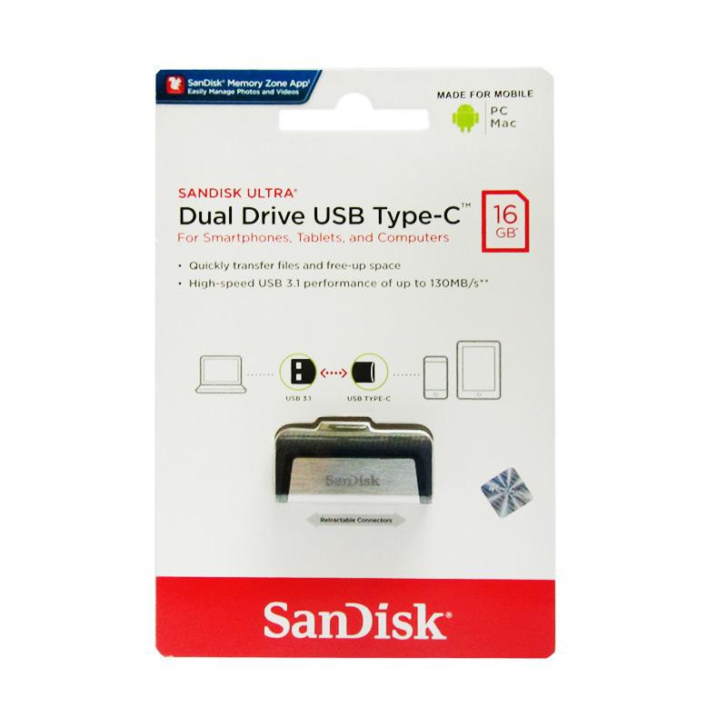 FLASHDISK SANDISK DUAL DRIVE ULTRA 3.0 TYPE-C