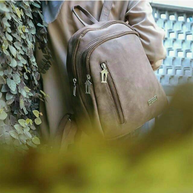 Tas Ransel Theona Brown Rumah Warna