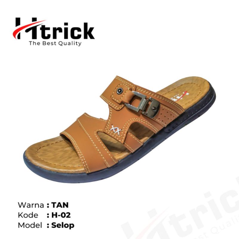 sendal pria / sandal kulit pria / sandal pria casual Otiginal H-Trick 02