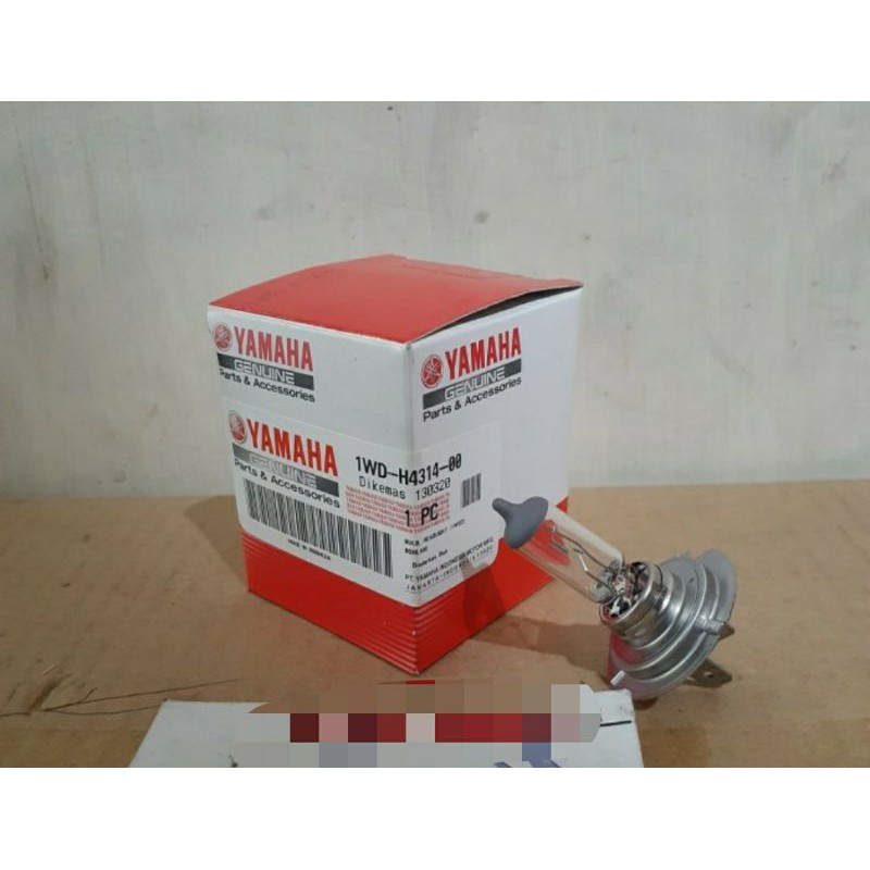 BULB (12V-55W) LAMPU DEPAN R 25 BOHLAM LAMPU DEPAN R25 R 25 ORI YAMAHA (1PC) 1WD-H4314-00
