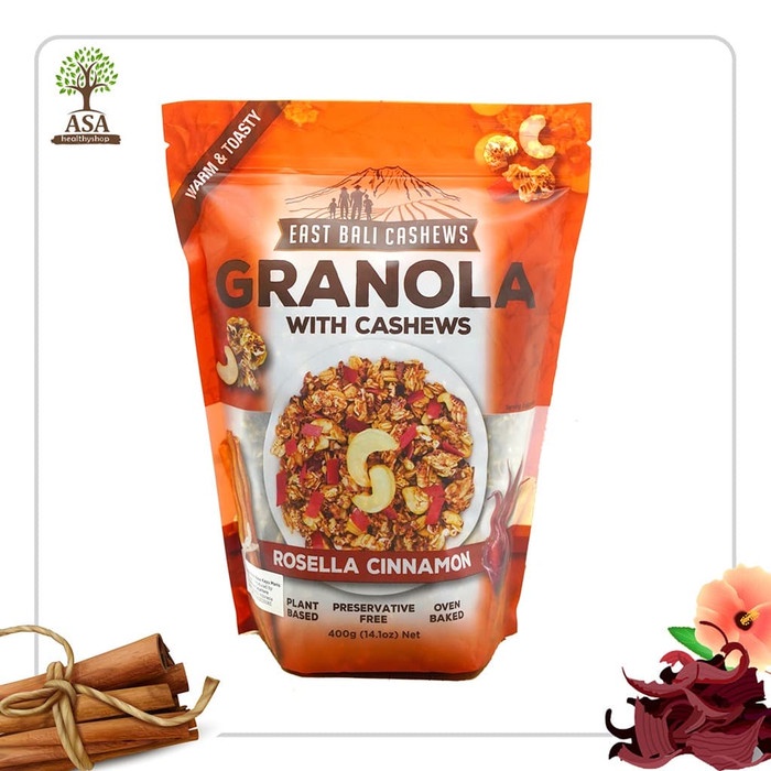 

Jual East Bali Cashews Granola Rosella Cinnamon