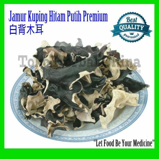 Jamur Kuping Hitam Putih Premium 100gr