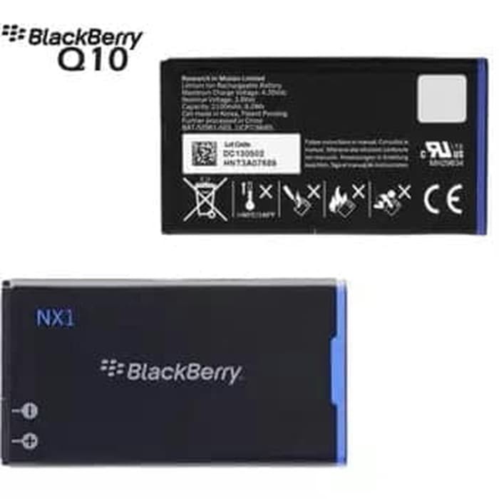 Baterai Battery Batre Original Blackberry 100% BB Q10 Q 10 NX1 , NX-1