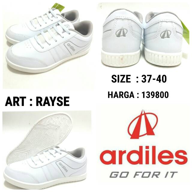 SEPATU FASHION WANITA FULL WHITE ARDILES RAYSE MURAH