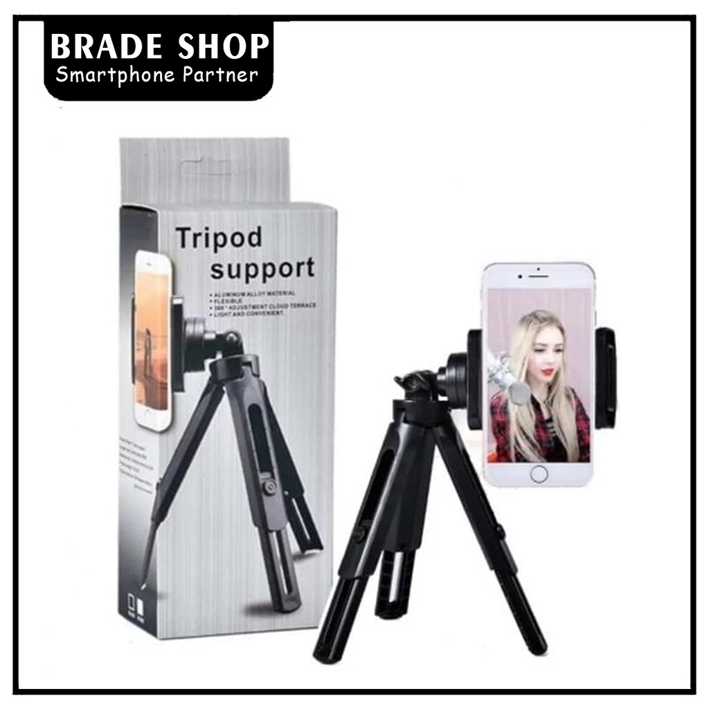 Tripod Support Mini Portable Kuat + Kokoh