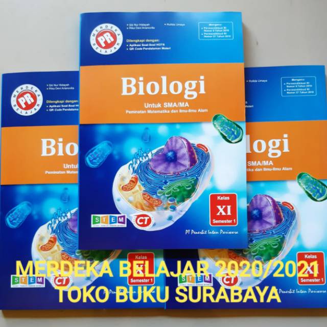 Buku PR/LKS interaktif biologi kelas XI,11 semester 1 (K13 revisi) intan pariwara, 2021-1