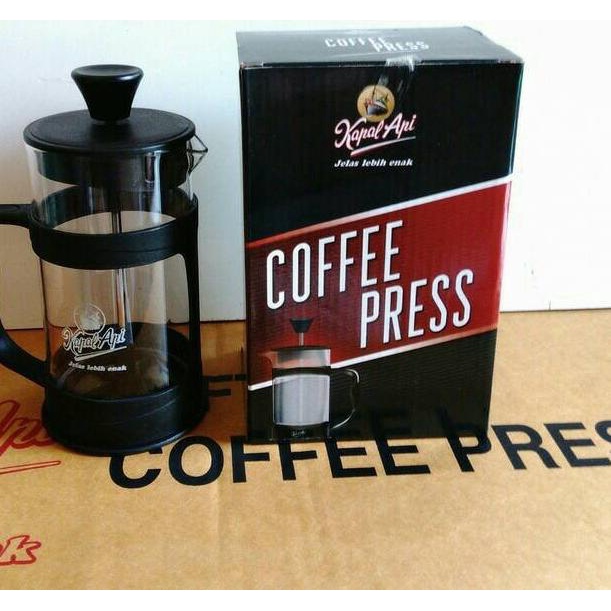 ☂ Coffee Press Kapal Api Pembuat Kopi Tanpa Ampas Saringan Kopi Teh ♦