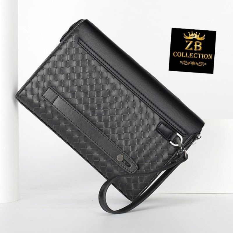 Clutch J*ep Handbag Pria/Wanita BTG Kulit Asli Premium Lock Angka Free Fena Quality