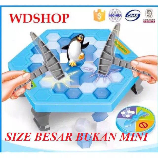 WE Penguin Trap, Mainan Save Penguin, Ice Breaking Penguin