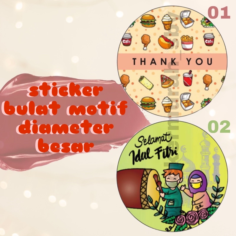 

STICKER BULAT MOTIF / STIKER BULAT / STIKER MOTIF MURAH