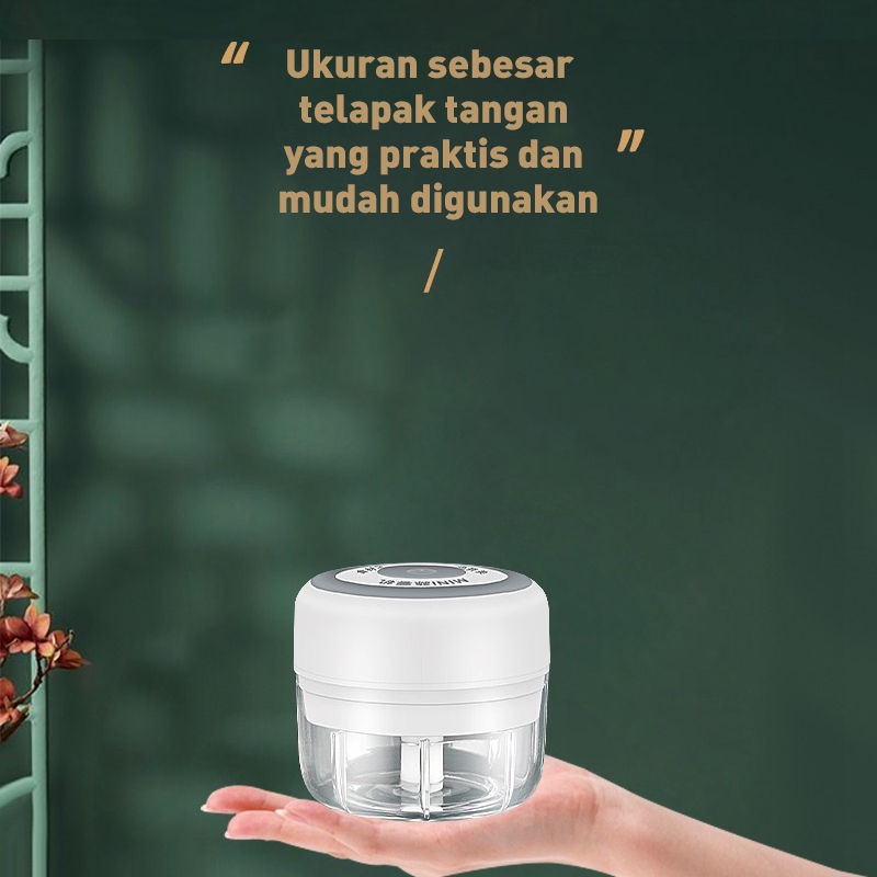 Blender Elektrik Portable Mini Penghalus Bumbu Dapur Dan Daging | Blender Mini Portable USB Charging