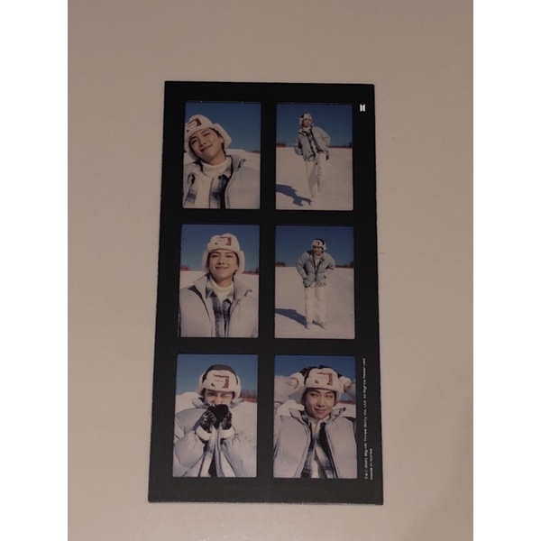 pc namjoon 6cut photo film winter package