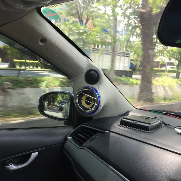 Pilar 3 way aksesoris speaker tweeter pioneer speaker lampu LED Aksesoris mobil audio mobil ADS