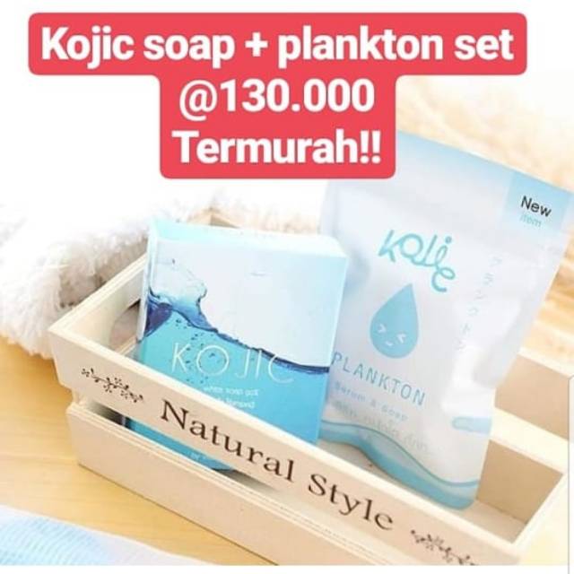 1 SET KOJIC ACID (UNTUK BADAN) + KOJIC PLANKTON (UNTUK WAJAH)