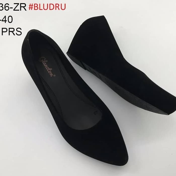 jelly shoes sepatu Jelly Wedges 6cm bludru - -