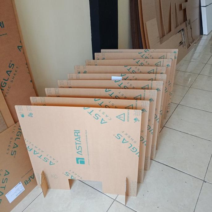 

COD acrylic sekat meja kasir PROMOKode 1833