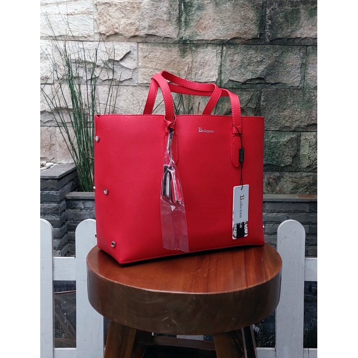 MATAHARI - #23 BELLEZZA TAS BAG WANITA YZ820443 RED WITH TAG